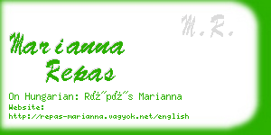 marianna repas business card